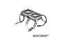 GPM Racing dual cooling fan mount with adjustable stainless steel strap, silver aluminium housing, and black wiring, isolated on white background.
