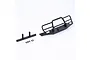FMS 1/10 scale Rhino style RC bumper with mounting bracket and four small black screws on a white background.
