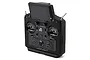 FlySky PL18 Ultra 18-channel RC transmitter with a large adjustable touchscreen display and various control switches and gimbals.