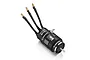 Hobbywing Seaking V2 3674SL 1900Kv brushless motor for RC boats with water cooling jacket and three bullet connectors.
