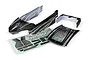 Traxxas 1/5 Funco Pro Scale Sand Car body shell panels and decal sheet in black and silver ProGraphix finish.