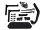 Element RC body accessories set including snorkel, mirrors, wipers, door handles, and mounting hardware on a white background.