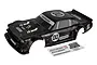 Team Associated 1/7 SR7 Hoonicorn Painted Body Shell - Black 26054