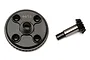 Team Associated 44T ring gear and 13T pinion gear set made of steel for RC vehicles.