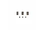 Three small metal pinion gears and three matching grub screws arranged on a white background.