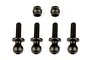Factory Team Aluminium 4.3x12.5mm Long Neck Ball Stud Posts 4Pcs 21522