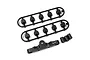 Yeah Racing Aluminium Rear Suspension Mount - Black TATT-029