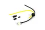 Losi fuel filter and tubing set including black and yellow fuel lines, a fuel clunk filter, a rubber grommet, and small plastic clips.