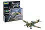Revell 1/32 scale Messerschmitt Bf 109 G-2/4 model kit box and a fully assembled, painted model aircraft on a white background.