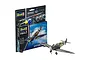 Revell 1/72 scale Supermarine Spitfire Mk.IIa model kit packaging with a fully assembled and painted model aircraft displayed in front.