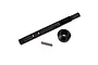 Traxxas slipper shaft, bearing adaptor, and small metal pin for RC drivetrain maintenance.