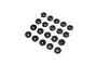 Losi Body Buttons, Top and Bottom (10): LMT LOS240016