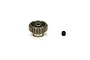 A TLR 24T 48P aluminum pinion gear with a black grub screw, isolated on a white background.