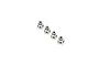 Four silver-coloured flanged suspension balls for RC vehicles arranged in a diagonal line on a white background.