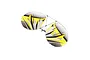 E-Flite Night Vapor horizontal stabilizer spare part with yellow, black, and grey geometric graphics on a white background.