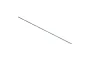 A single straight steel rod stabilizer joiner for an RC airplane, shown against a plain white background.