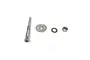 E-Flite prop adapter set for Commander mPd including collet, serrated washer, flat washer, and nut on a white background.