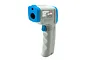 Dynamite Infrared Temp Gun with laser sight, featuring a grey and blue pistol-grip design on a white background.