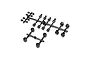 Axial Molded Shock Parts Set: 1/10 SCX10 PRO Comp Scaler AXI233034