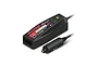 Traxxas 4-amp NiMH DC peak detecting fast charger with a 12V vehicle power adapter plug.