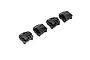 Axial AR45P AR45 Differential Covers, Black: SCX10 III AXI232044