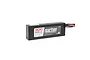Dynamite Reaction 7.4V 5000mAh 2S 30C hardcase LiPo battery with visible wiring and product label.