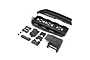 TLR Battery Tray, Center Diff & Servo Mount: 8XE 2.0 TLR241071