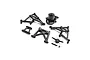 Losi Rear Cage: 8X Super Lasernut LOS250056