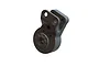 A black ARRMA HD direct mount servo saver with a 25T spline, shown from an angled perspective against a white background.