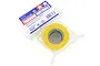 A roll of Tamiya 40mm masking tape in its original clear plastic packaging with a blue and white header card.