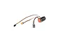 Spektrum Firma 5200Kv brushless motor and ESC 2-in-1 combo unit with attached wiring, power connector, and power switch.