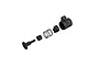 Exploded view of an ARRMA servo horn and servo saver assembly, showing the screw, spacer, spring, and horn components.