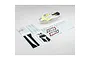 Losi 1/8 8XE Unpainted Body Shell - Clear/Yellow LOS-1248