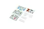 Axial UTB18 Capra unpainted clear body panels and decal sheets for RC crawler.