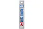 A vertical product box for Mr. Hobby Mr. White Putty-R (Low Viscosity) 25g, featuring blue, red, and black text on a silver background.