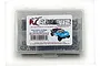 RC Screwz stainless steel screw kit for Arrma Senton 4x4 Mega in a clear plastic storage box with a product label.