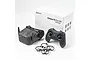 BetaFPV Meteor75 Pro HD FPV drone bundle including a small quadcopter, black FPV goggles, a black radio transmitter, and the product packaging box.