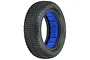 Pro-Line 2.2 inch Hole Shot 3.0 M4 front RC buggy tyre with blue foam insert, shown from a side angle.