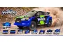 BlackZon Vyper RX RC Rally Car Electric 4WD 1/16 Scale RTR - Blue 540282
