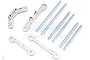 Rovan Silver Aluminium Suspension Pins & Brace 852232