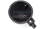 A black plastic Rovan Baja 5B headlight bucket spare part shown from a top-down perspective.
