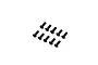 Losi 4x10mm Fine Thread Button Head Screws 10Pcs LOS-3940