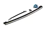Traxxas curved LED light bar with mounting hardware and zip ties on a white background.