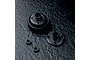 MST wide version bevel gearbox case components including a gear housing, a cover plate, and two small bushings on a dark textured surface.