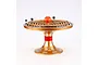 A Teching DM405 solar system model kit featuring a central sun surrounded by concentric gear-driven orbits with small planetary spheres on a gold pedestal.