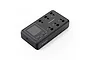 BetaFPV HexaCharger 6-port 1S battery charger in black with an LCD screen, control buttons, and numbered charging ports.