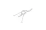 A transparent BetaFPV drone canopy spare part shown against a plain white background.