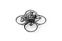 BetaFPV O4 Air Unit Pro drone frame in clear grey, featuring a carbon fiber base and protective plastic propeller ducts.