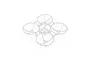 A clear white BetaFPV drone frame featuring four circular propeller guards in a quadcopter configuration, shown against a plain white background.
