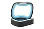 Two TLR foam air filters for RC engines, featuring a dual-layer design with a black outer foam and a light blue inner foam.